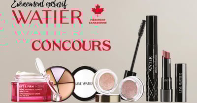 Concours Gagnez avec Uniprix et Watier : 1 des 5 ensembles-cadeaux beauté d’une valeur de 250 $ Concours Gagnez avec Uniprix et Watier : 1 des 5 ensembles-cadeaux beauté d’une valeur de 250 $