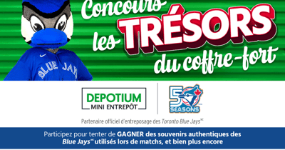 Concours Gagnez des articles souvenirs des Blue Jays utilisés pendant le match et bien plus!