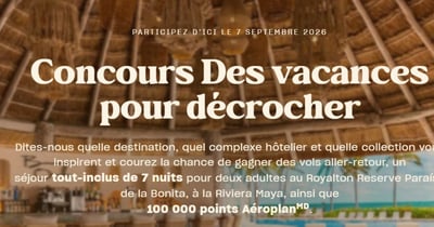 Concours Gagnez des vacances au Mexique!