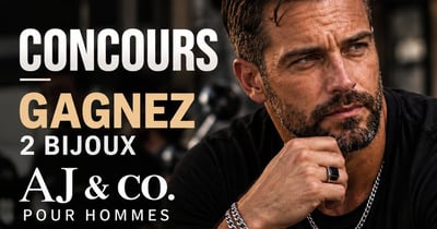 Concours Gagnez deux bijoux pour homme AJ&Co!