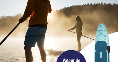 Concours Gagnez deux ensemble de planches à pagaie gonflables!