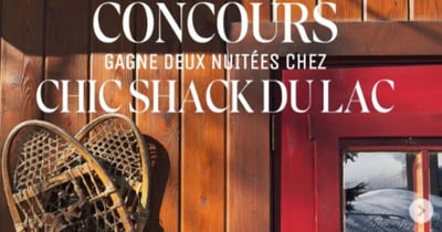 Concours Gagnez deux nuitées pour deux personnes au Shack du lac Saint-Tite!