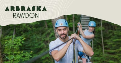 Concours Gagnez deux nuits en mini-chalet pour 6 personnes et 6 passes pour Arbraska Rawdon!