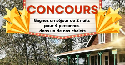 Concours Gagnez deux nuits pour quatre personnes dans un chalet à la Pourvoirie Trudeau à utiliser cet automne!