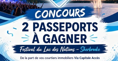 Concours Gagnez deux passeports pour le Festival du Lac des Nations à Sherbrooke!