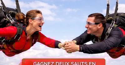 Concours Gagnez deux sauts en parachute en tandem!