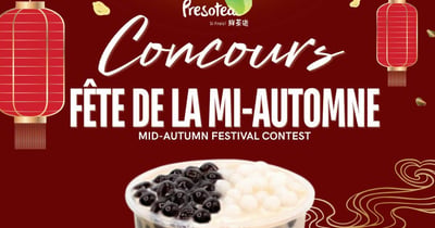 Concours Gagnez deux thés aux perles de chez Presotea!