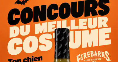 Concours Gagnez douze bouteilles de sauces piquantes personnalisées à l’image de votre chien!