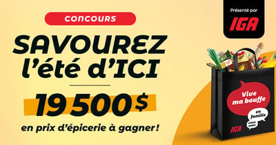 Concours Gagnez jusqu'à 10 000 $ d'épicerie avec Icimédias