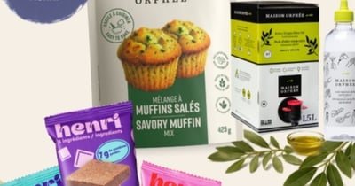 Concours Gagnez  La boîte découverte henrinutrition et un mélange à muffin salé  et un coffret d'huile d'olive de chez maison Orphée!