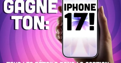 Concours Gagnez le tout nouveau iPhone 17 !