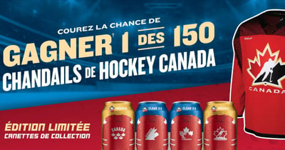 Concours Gagnez l'un des 150 chandails de Hockey Canada!