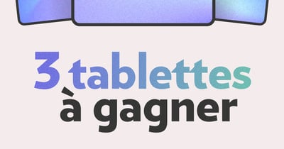Concours Gagnez l'un des 3 Ipad d'Apple!