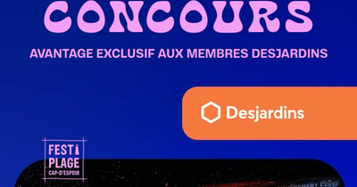 Concours Gagnez l'un des deux accès VIP tout inclus pour les 3 soirées du Festi-Plage de Cap d’Espoir ou l'un des 5 passeports pour la durée du festival!