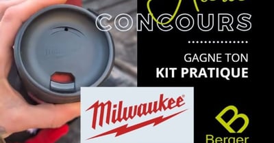 Concours Gagnez l'un des deux kits Milwaukee!
