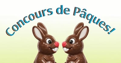 Concours Gagnez l'un des deux lapins en chocolat!