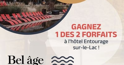 Concours Gagnez l’un des deux séjours à l'hôtel Entourage sur-le-Lac Resort à Lac-Beauport !