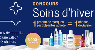 Concours Gagnez l’un des dix (10) sacs-cadeaux de produits dermo-cosmétiques!