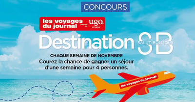 Concours Gagnez l'un des quatre séjours d'une semaine pour quatre personnes!