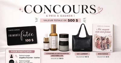 Concours Gagnez l'un des six prix d'une valeur de 500$!