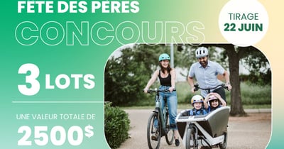 Concours Gagnez l'un des trois lots d’équipement de vélo!