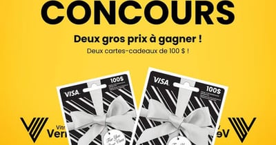 Concours Gagnez l’une des 2 cartes-cadeaux de 100$!