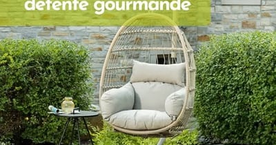 Concours Gagnez l'une des 2 chaises suspendues Club Piscine d’une valeur de 700 $ chacune !