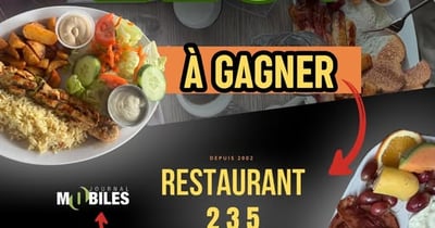 Concours Gagnez l'une des 3 cartes-cadeaux de 75$ au restaurant 235!