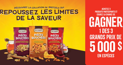 Concours Gagnez l'une des 3 prix en argent de 5000$!