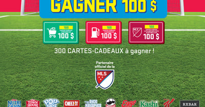 Concours Gagnez l'une des 300 cartes-cadeaux de 100$!