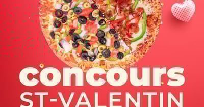 Concours Gagnez l'une des 4 cartes cadeaux de 25$ Pizza Avenue!