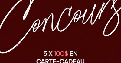 Concours Gagnez l'une des cinq cartes-cadeaux chez Boutique Canicule de 100$!