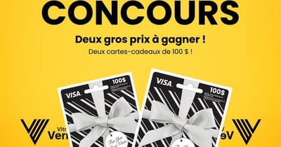 Concours Gagnez l'une des deux cartes-cadeaux de 100$!