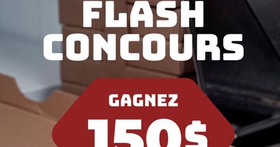 Concours Gagnez l'une des six cartes-cadeaux de 25$ Pizza Avenue!