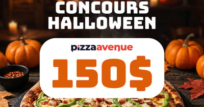 Concours Gagnez l'une des six cartes-cadeaux Pizza Avenue de 25$!