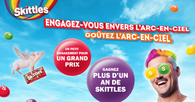 Concours Gagnez plus d'un an de Skittle! Concours Gagnez plus d'un an de Skittle!
