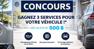 Concours Gagnez trois services pour votre véhicule!