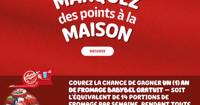 Concours Gagnez un an de fromage Babybel!