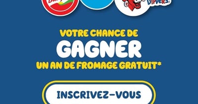 Concours Gagnez un an de fromage gratuit!