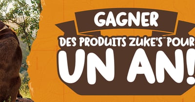Concours Gagnez un an de produits Zukes's!