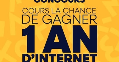 Concours Gagnez un an d'internet!