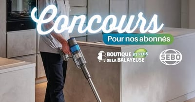 Concours Gagnez un aspirateur rechargeable sans-fil Sebo Balance A1!