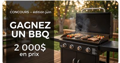Concours Gagnez un BBQ!