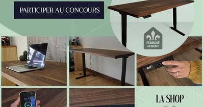 Concours Gagnez un bureau ergonomique haut de gamme d’une valeur de 2 000 $