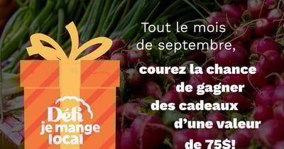 Concours Gagnez un cadeau gourmand d’une valeur de 75$