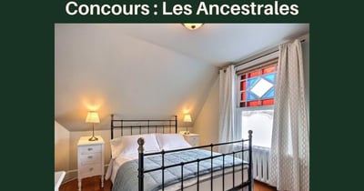Concours Gagnez un certificat-cadeau de 100$ pour un hébergement dans l'une des maisons patrimoniales de Les Ancestrales à Saint-Hyacinthe!