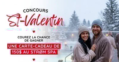 Concours Gagnez un certificat cadeau de 150$ au Stom spa nordique!
