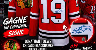 Concours Gagnez un chandail de hockey Jonathan Toews signé ou une trousse de produits professionnels!