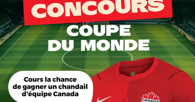 Concours Gagnez un chandail de l'équipe de Canada Soccer!