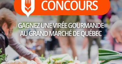 Concours Gagnez un CHÈQUE-CADEAU DE 100$ chez Le Grand Marché de Québec!